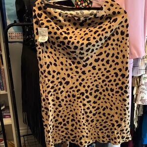 BNWT Carolina Belle Leopard Print Skirt 👵MT